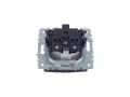             BRITE 1 ұялы жерлендірумен қақпақ мен перделері бар розетка 16А IP44 РСбш10-3-44-БрТБ қара қола ИЭК    