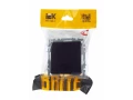             BRITE 1 ұялы жерлендірумен қақпақ мен перделері бар розетка 16А IP44 РСбш10-3-44-БрЧ қара ИЭК    
