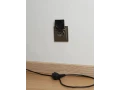             BRITE 1 ұялы жерлендірумен қақпақ мен перделері бар розетка 16А IP44 РСбш10-3-44-БрШ шампан ИЭК    