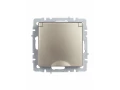             BRITE 1 ұялы жерлендірумен қақпақ мен перделері бар розетка 16А IP44 РСбш10-3-44-БрШ шампан ИЭК    