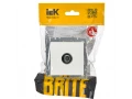             BRITE Өтпелі TV розетка РТВ10-0-БрБ ақ ИЭК    