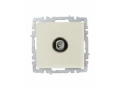             BRITE Өтпелі TV розетка РТВ10-0-БрКр сарғыш ИЭК    