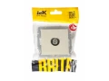             BRITE Өтпелі TV розетка РТВ10-0-БрКр сарғыш ИЭК    