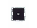             BRITE Өтпелі TV розетка РТВ10-0-БрЧ қара ИЭК    