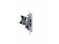             BRITE 2 ұялы розетка RJ11+RJ45 кат.5E РК/Т12-БрА алюминий ИЭК    