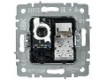             BRITE 2 ұялы розетка RJ11+RJ45 кат.5E РК/Т12-БрБ ақ ИЭК    