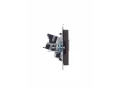             BRITE 2 ұялы розетка RJ11+RJ45 кат.5E РК/Т12-БрТБ қара қола ИЭК    