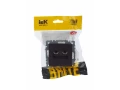             BRITE 2 ұялы розетка RJ11+RJ45 кат.5E РК/Т12-БрТБ қара қола ИЭК    