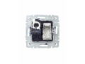            BRITE 2 ұялы розетка RJ11+RJ45 кат.5E РК/Т12-БрЧ қара ИЭК    