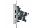             BRITE 2 ұялы розетка TV+RJ45 кат.5E РТВ/РК12-БрКр ақ ИЭК    