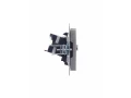             BRITE 2 ұялы розетка TV+RJ45 кат.5E РТВ/РК12-БрС болат ИЭК    