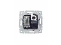             BRITE 2 ұялы розетка TV+RJ45 кат.5E РТВ/РК12-БрС болат ИЭК    