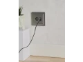             BRITE 2 ұялы розетка TV+RJ45 кат.5E РТВ/РК12-БрС болат ИЭК    