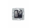             BRITE 2 ұялы розетка TV+RJ45 кат.5E РТВ/РК12-БрТБ қара қола ИЭК    