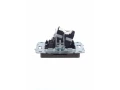             BRITE 2 ұялы розетка TV+RJ45 кат.5E РТВ/РК12-БрТБ қара қола ИЭК    