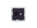             BRITE 2 ұялы розетка TV+RJ45 кат.5E РТВ/РК12-БрЧ қара ИЭК    
