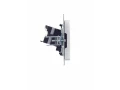             BRITE Компьютер розеткасы RJ45 кат.5E РК10-БрА алюминий ИЭК    