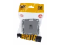             BRITE Компьютер розеткасы RJ45 кат.5E РК10-БрА алюминий ИЭК    