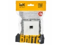             BRITE Компьютер розеткасы RJ45 кат.5E РК10-БрБ ақ ИЭК    