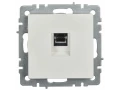             BRITE Компьютер розеткасы RJ45 кат.5E РК10-БрБ ақ ИЭК    