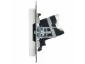             BRITE Компьютер розеткасы RJ45 кат.5E РК10-БрБ ақ ИЭК    