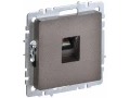             BRITE Компьютер розеткасы RJ45 кат.5E РК10-БрТБ қара қола ИЭК    