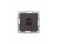             BRITE Компьютер розеткасы RJ45 кат.5E РК10-БрТБ қара қола ИЭК    