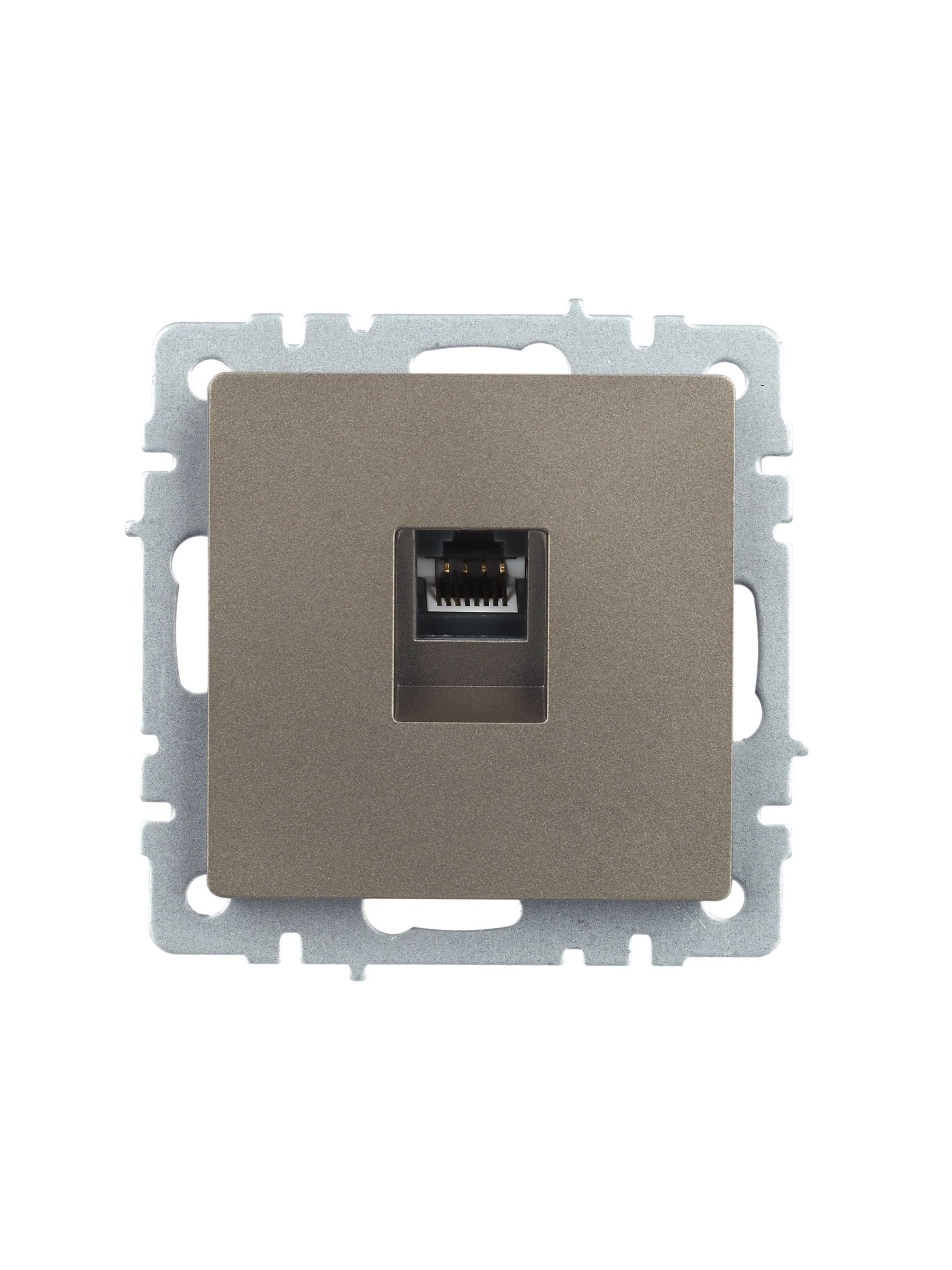             BRITE Компьютер розеткасы RJ45 кат.5E РК10-БрШ шампан ИЭК    