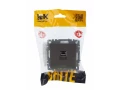             BRITE Компьютер розеткасы RJ45 кат.5E РК10-БрШ шампан ИЭК    