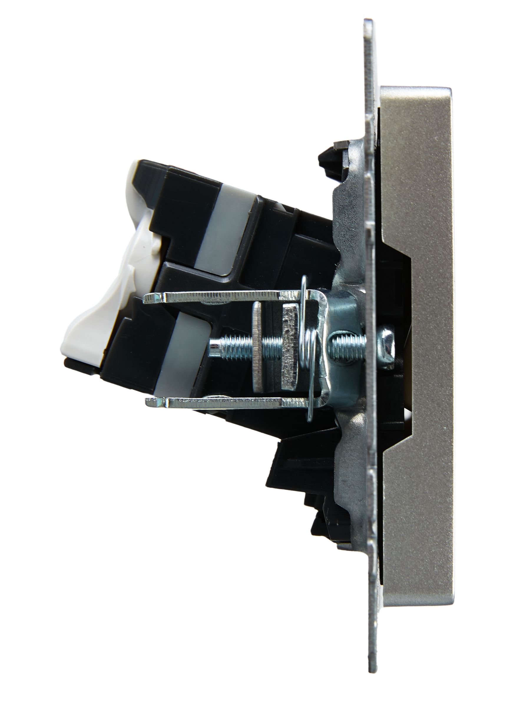             BRITE 2 ұялы Компьютер розеткасы RJ45 кат.5E РК10-2-БрА алюминий ИЭК    