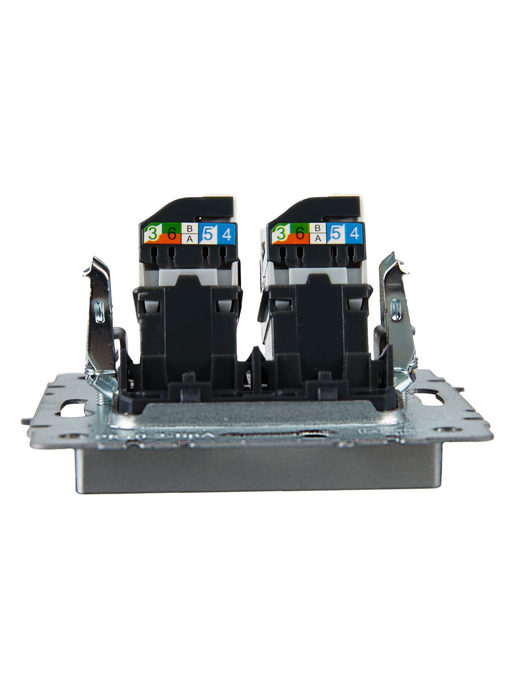            BRITE 2 ұялы Компьютер розеткасы RJ45 кат.5E РК10-2-БрА алюминий ИЭК    