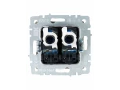             BRITE 2 ұялы Компьютер розеткасы RJ45 кат.5E РК10-2-БрА алюминий ИЭК    