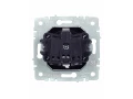             BRITE 1 ұялы жерлендірумен перделері жоқ  розетка 16А РС11-1-0-БрГ графит ИЭК    