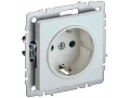             BRITE 1 ұялы жерлендірумен перделері жоқ  розетка 16А РС11-1-0-БрЖ інжу ИЭК    