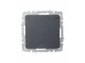             BRITE 1 ұялы жерлендірумен қақпақ мен перделері бар розетка 16А IP20 РСбш10-3-БрГ графит ИЭК    