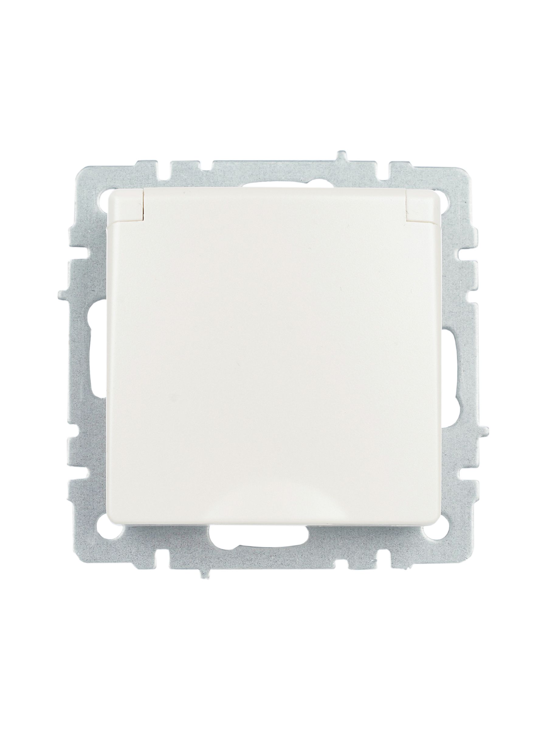             BRITE 1 ұялы жерлендірумен қақпақ мен перделері бар розетка 16А IP20 РСбш10-3-БрЖ інжу ИЭ    