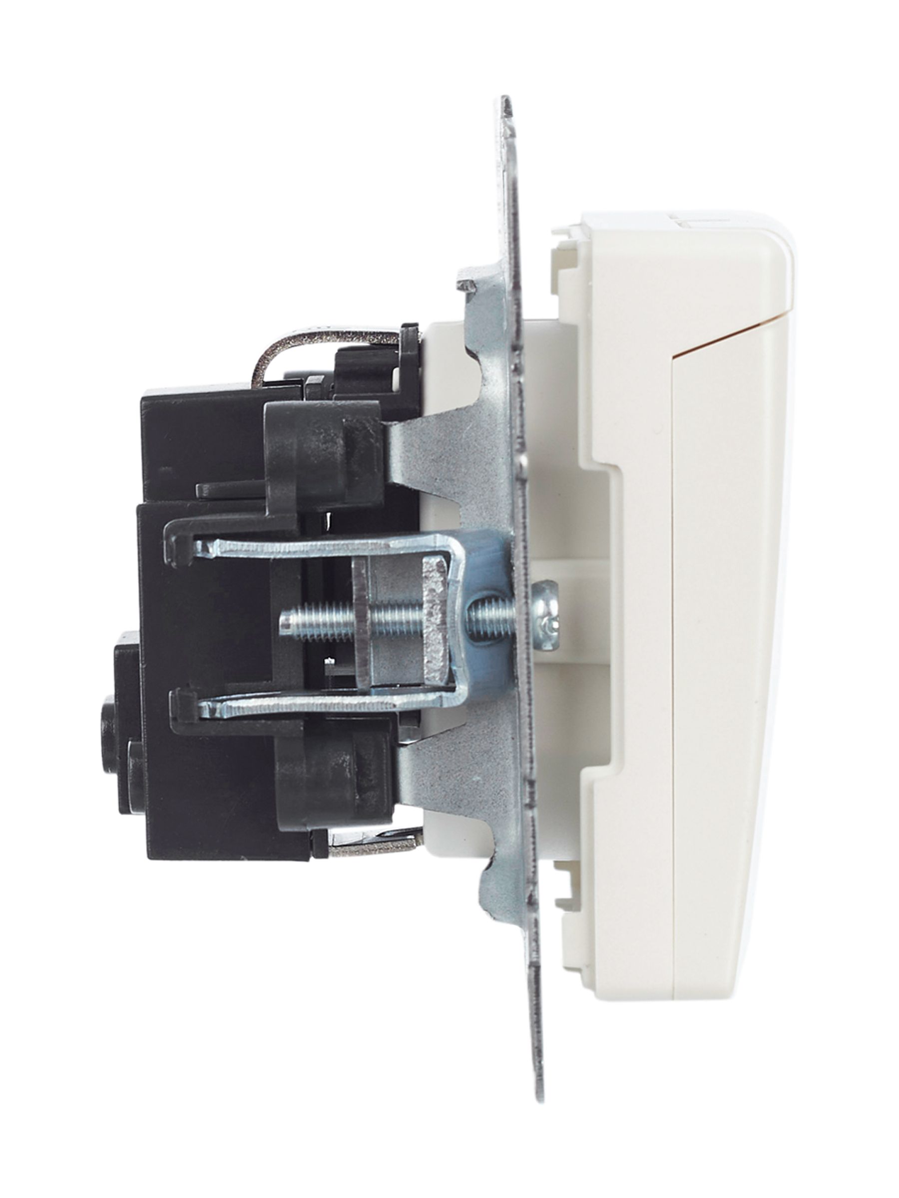             BRITE 1 ұялы жерлендірумен қақпақ мен перделері бар розетка 16А IP20 РСбш10-3-БрЖ інжу ИЭ    