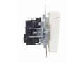             BRITE 1 ұялы жерлендірумен қақпақ мен перделері бар розетка 16А IP20 РСбш10-3-БрЖ інжу ИЭ    