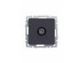             BRITE Шекті TV розетка РТВ11-0-БрГ графит ИЭК    