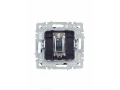             BRITE Шекті TV розетка РТВ11-0-БрГ графит ИЭК    
