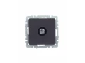             BRITE Өтпелі TV розетка РТВ10-0-БрГ графит ИЭК    