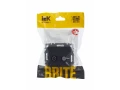             BRITE 2 ұялы розетка TV+SAT РТВ/РСп12-БрГ графит ИЭК    