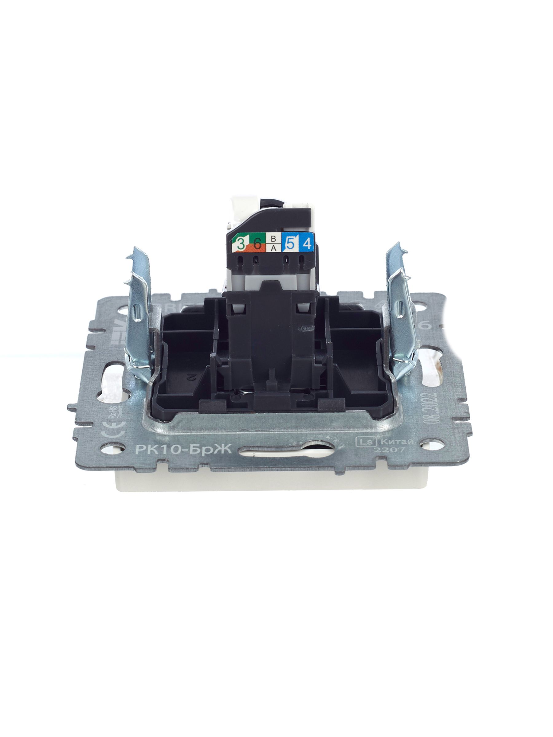             BRITE Компьютер розеткасы RJ45 кат.5E РК10-БрЖ інжу ИЭК    