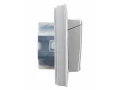             BRITE 2 ұялы қақпақ бар розетка 16А толық IP44 РСбш12-3-44-БрА алюминий ИЭК    