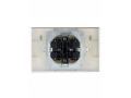             BRITE 2 ұялы қақпақ бар розетка 16А толық IP44 РСбш12-3-44-БрА алюминий ИЭК    