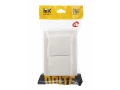             BRITE 2 ұялы қақпақ бар розетка 16А толық IP44 РСбш12-3-44-БрЖ інжу ИЭК    