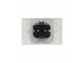             BRITE 2 ұялы қақпақ бар розетка 16А толық IP44 РСбш12-3-44-БрЖ інжу ИЭК    
