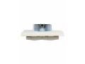             BRITE 2 ұялы қақпақ бар розетка 16А толық IP44 РСбш12-3-44-БрКр сарығыш ИЭК    