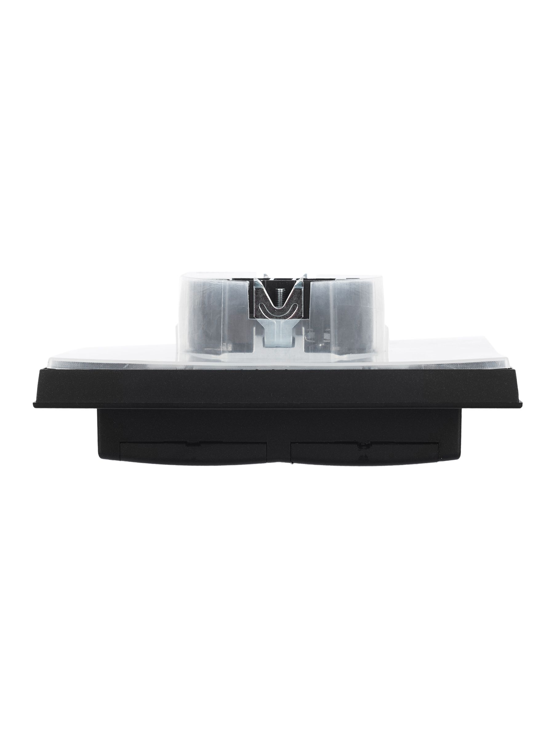             BRITE 2 ұялы қақпақ бар розетка 16А толық IP44 РСбш12-3-44-БрЧ қара ИЭК    