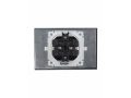             BRITE 2 ұялы қақпақ бар розетка 16А толық IP44 РСбш12-3-44-БрЧ қара ИЭК    